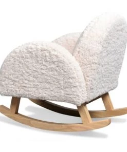 Mathi Design Fauteuils Et Poufs Enfant Mini Fauteuil à Bascule Blanc -Commodes enfant Soldes 2022 mini fauteuil a bascule blanc 2
