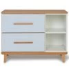 Wookids Commodes Enfant Petit Meuble 2 Tiroirs Bleu Ciel -Commodes enfant Soldes 2022 petit meuble 2 tiroirs bleu ciel