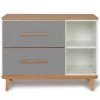 Wookids Commodes Enfant Petit Meuble 2 Tiroirs Gris Ardoise -Commodes enfant Soldes 2022 petit meuble 2 tiroirs gris ardoise