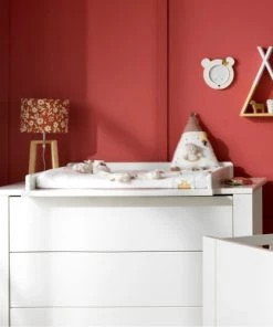 Sauthon Commodes Enfant Plan à Langer Pour Commode 12x130x84cm En Bois Blanc -Commodes enfant Soldes 2022 plan a langer pour commode 12x130x84cm en bois blanc 4