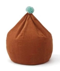 OYOY Living Design Fauteuils Et Poufs Enfant Pouf Rose En Coton D60x70cm -Commodes enfant Soldes 2022 pouf caramel en coton d60x70cm