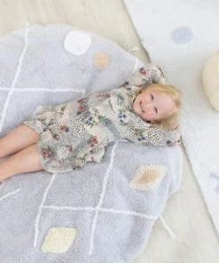 Lorena Canals Fauteuils Et Poufs Enfant Pouf De Couchage En Coton Gris Ø120 -Commodes enfant Soldes 2022 pouf de couchage en coton gris oe120 1