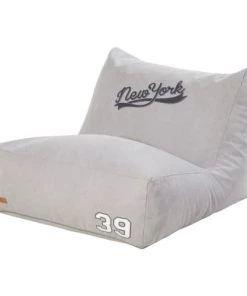 Maisons Du Monde Fauteuils Et Poufs Enfant Pouf En Coton Gris Imprimé