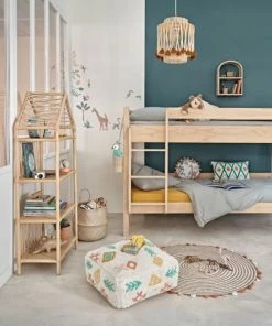 Maisons Du Monde Fauteuils Et Poufs Enfant Pouf Enfant Imprimé Berbère écru, Vert, Orange Et Jaune -Commodes enfant Soldes 2022 pouf enfant imprime berbere ecru vert orange et jaune 1000 4 35 225781 6