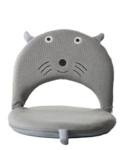 Crochetts Tables Et Chaises Enfant Siège Mousse 100% Coton Gris