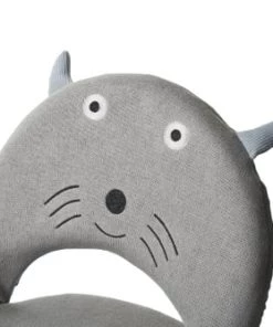 Crochetts Tables Et Chaises Enfant Siège Mousse 100% Coton Gris -Commodes enfant Soldes 2022 siege mousse 100 coton gris 3