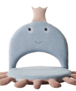 Crochetts Tables Et Chaises Enfant Siège Poulpe 100% Coton Bleu