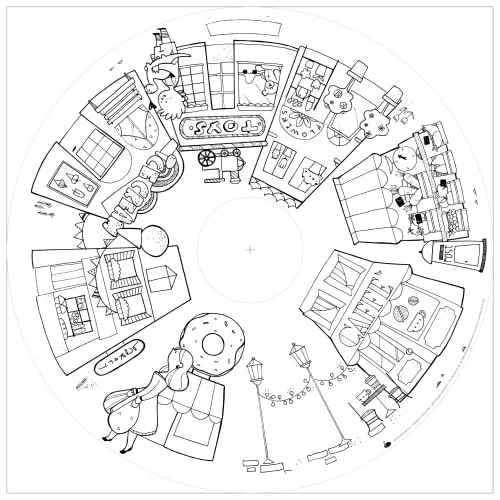 Drawin’table Tables Et Chaises Enfant Table à Dessiner Multifonction 70x70x48 Cm Avec 2 Tabourets 8 Drawin’table Tables Et Chaises Enfant Table à Dessiner Multifonction 70x70x48 Cm Avec 2 Tabourets – Image 6