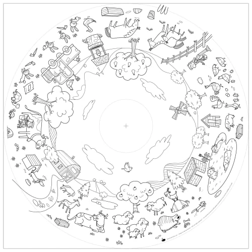 Drawin’table Tables Et Chaises Enfant Table à Dessiner Multifonction 70x70x48 Cm Avec 2 Tabourets 5 Drawin’table Tables Et Chaises Enfant Table à Dessiner Multifonction 70x70x48 Cm Avec 2 Tabourets – Image 3