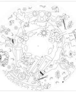 Drawin’table Tables Et Chaises Enfant Table à Dessiner Multifonction En Bois D70 Cm -Commodes enfant Soldes 2022 table a dessiner multifonction en bois d70 cm 11