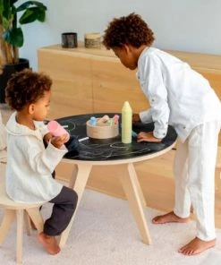 Drawin’table Tables Et Chaises Enfant Table à Dessiner Multifonction En Bois D70 Cm -Commodes enfant Soldes 2022 table a dessiner multifonction en bois d70 cm 3