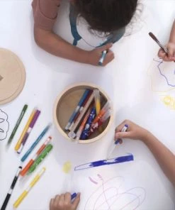 Drawin’table Tables Et Chaises Enfant Table à Dessiner Multifonction XXL En Bois D90 Cm -Commodes enfant Soldes 2022 table a dessiner multifonction xxl en bois d90 cm 11