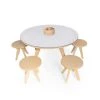 Drawin’table Tables Et Chaises Enfant Table à Dessiner Multifonction XXL En Bois D90 Cm Avec 4 Tabourets -Commodes enfant Soldes 2022 table a dessiner multifonction xxl en bois d90 cm avec 4 tabourets