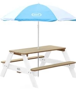 Axi Mobilier De Jardin Enfant Table De Pique-nique En Bois Avec Parasol -Commodes enfant Soldes 2022 table de pique nique en bois avec parasol 2