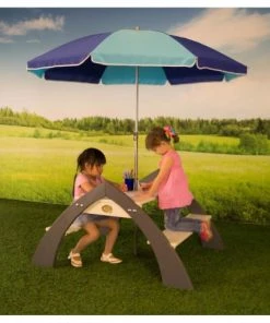 Axi Mobilier De Jardin Enfant Table De Pique-nique Enfant Avec Parasol Kylo -Commodes enfant Soldes 2022 table de pique nique enfant avec parasol kylo 2