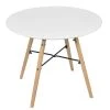 Wadiga Tables Et Chaises Enfant Table Enfant Ronde Bois Blanc -Commodes enfant Soldes 2022 table enfant ronde bois blanc 3