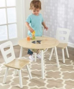 KidKraft Tables Et Chaises Enfant Table Enfant Ronde Et 2 Chaises -Commodes enfant Soldes 2022 table enfant ronde et 2 chaises 2