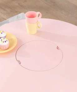 KidKraft Tables Et Chaises Enfant Table Enfant Ronde Rose + 2 Chaises -Commodes enfant Soldes 2022 table enfant ronde rose 2 chaises 4