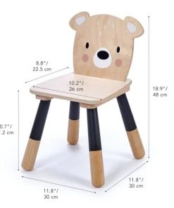 Tender Leaf Toys Tables Et Chaises Enfant Table Et Chaises Enfant En Bois Forêt -Commodes enfant Soldes 2022 table et chaises enfant en bois foret 4