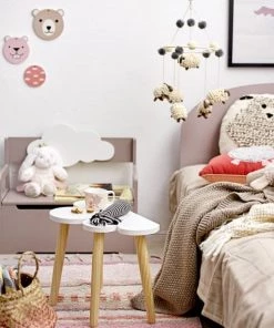 Bloomingville Tables Et Chaises Enfant Tables Nuages En Bois L45/55cm - Lot De 2 -Commodes enfant Soldes 2022 tables nuages en bois l45 55cm lot de 2 3