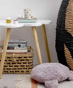 Bloomingville Tables Et Chaises Enfant Tables Nuages En Bois L45/55cm - Lot De 2 -Commodes enfant Soldes 2022 tables nuages en bois l45 55cm lot de 2 5