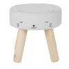 Maisons Du Monde Fauteuils Et Poufs Enfant Tabouret Chat Gris, 30.5x30.5x30 -Commodes enfant Soldes 2022 tabouret chat gris 30 5x30 5x30 1000 13 27 225773 1