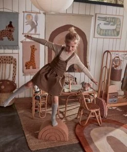 OYOY Living Design Fauteuils Et Poufs Enfant Tabouret Rainbow En Liège H22x45x20cm -Commodes enfant Soldes 2022 tabouret rainbow en liege h22x45x20cm 5