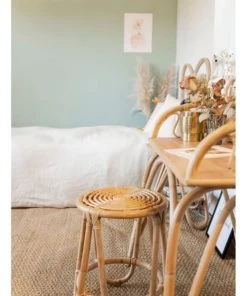 Saudara Collections Tables Et Chaises Enfant Tabouret Rotin 4 Pieds -Commodes enfant Soldes 2022 tabouret rotin 4 pieds 5