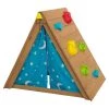 KidKraft Mobilier De Jardin Enfant Tipi D'extérieur En Bois Avec Mur D'escalade -Commodes enfant Soldes 2022 tipi d exterieur en bois avec mur d escalade