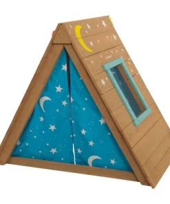 KidKraft Mobilier De Jardin Enfant Tipi D'extérieur En Bois Avec Mur D'escalade -Commodes enfant Soldes 2022 tipi d exterieur en bois avec mur d escalade 4